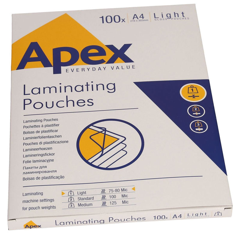 Laminierfolie A4 75/80 Micron 100 Blatt