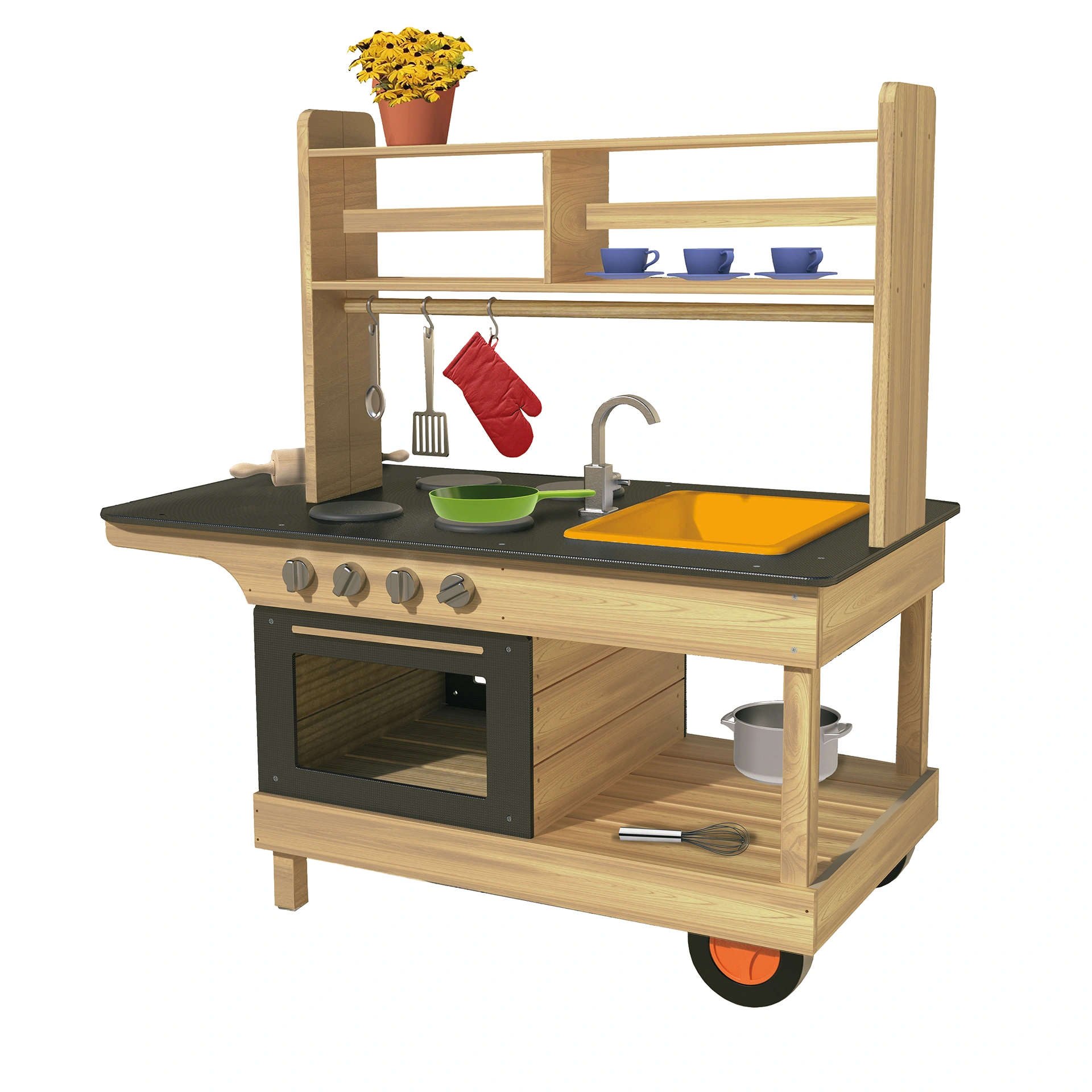 Mobile Outdoor Matschküche Großer Chefkoch