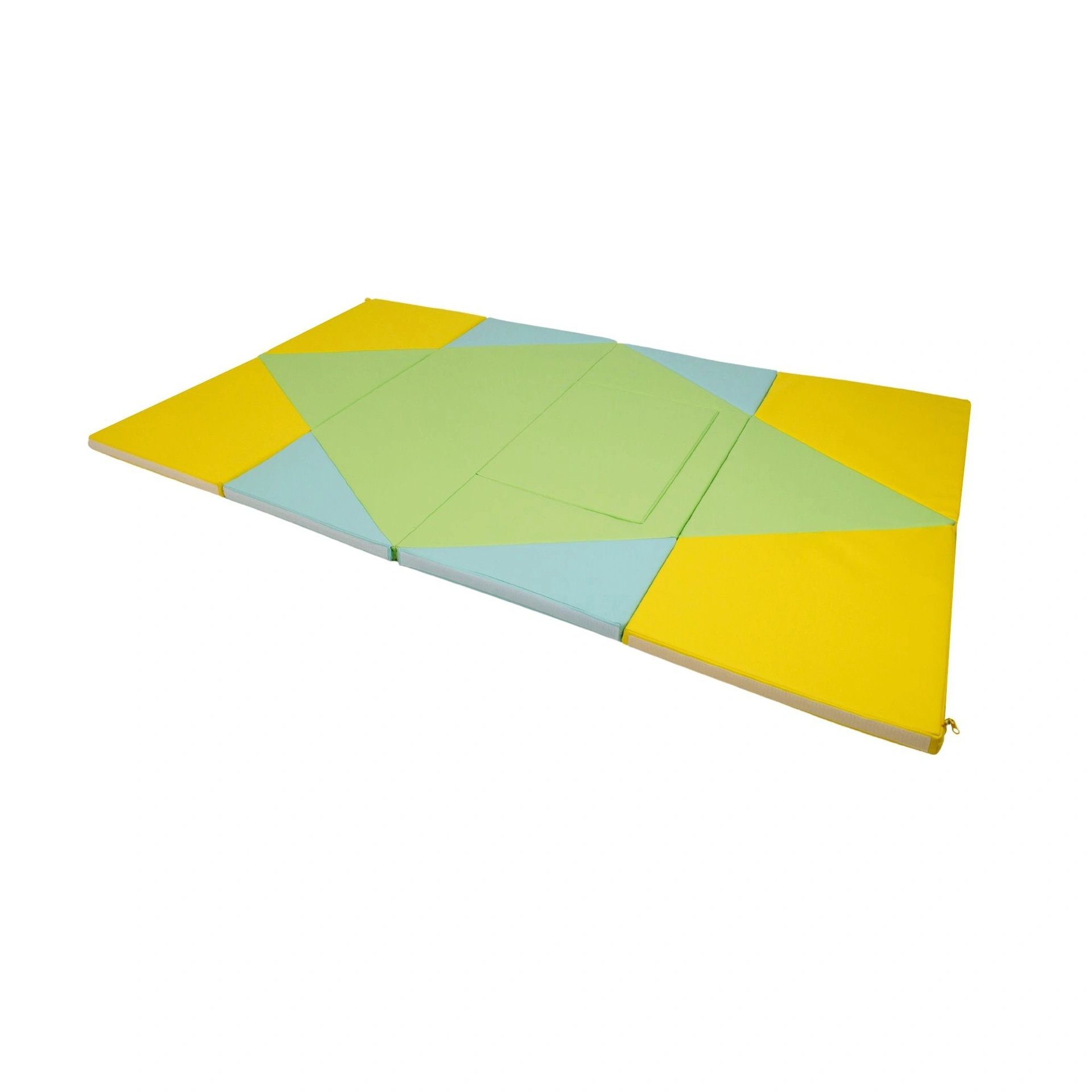 Spielmatte 3-in-1, faltbar zu Tipi-Zelt & Boot