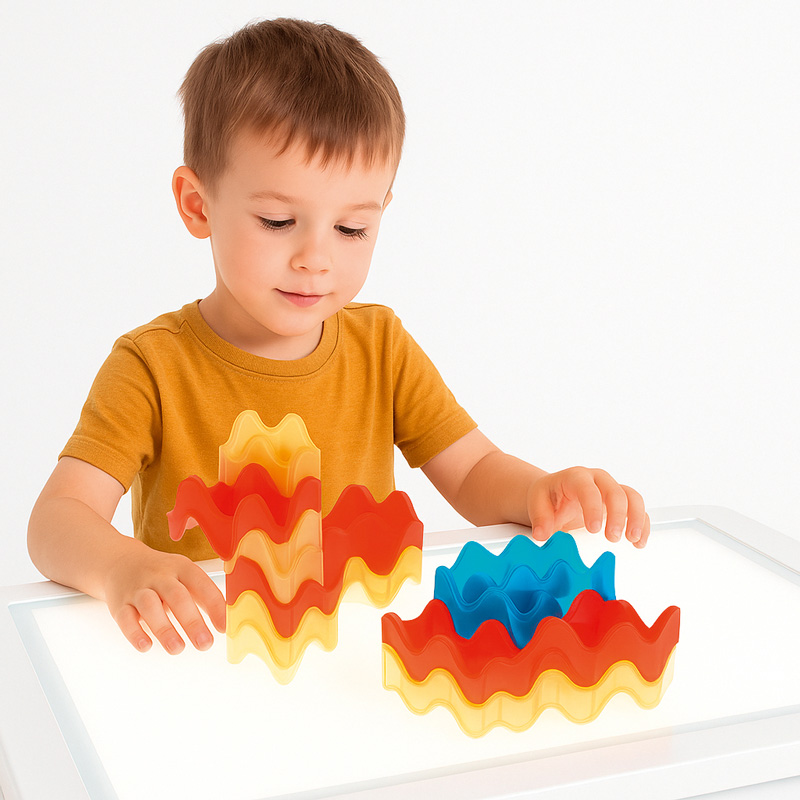 Eierbecher Blocks transparent 45 Teile