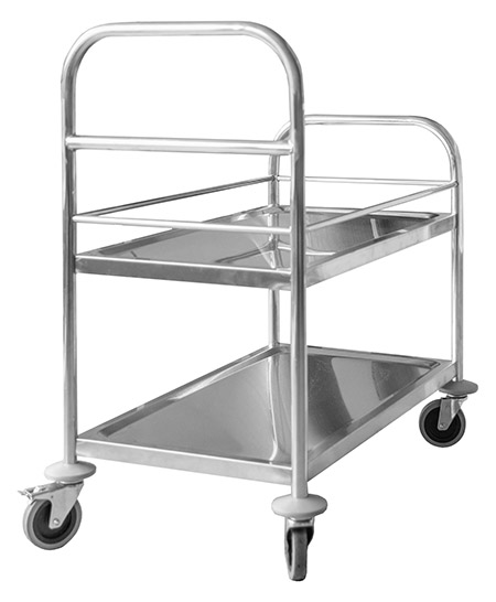 MIX-Servierwagen, 2 verschieden hohe Wagenbügel Oberbord