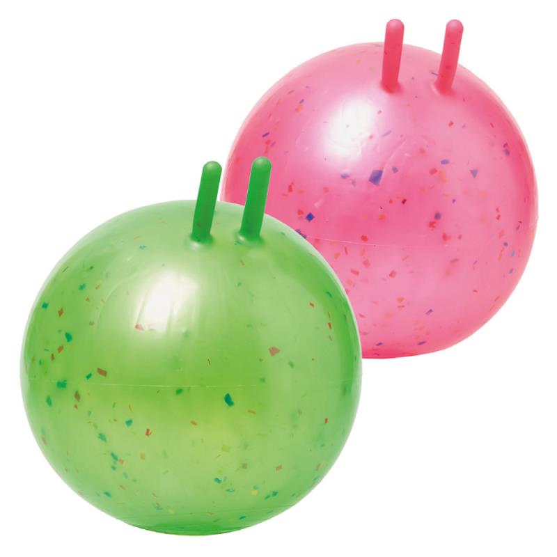 Hüpfball Junior Konfetti - pink 45 cm