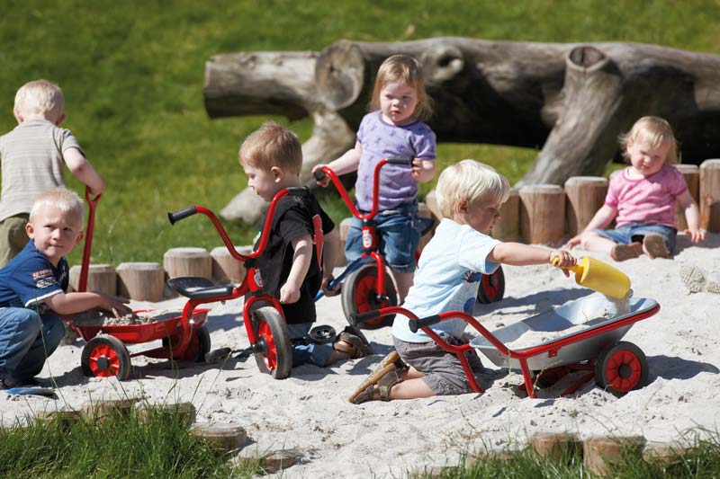 Winther MINI Krippendreirad mit Wanne