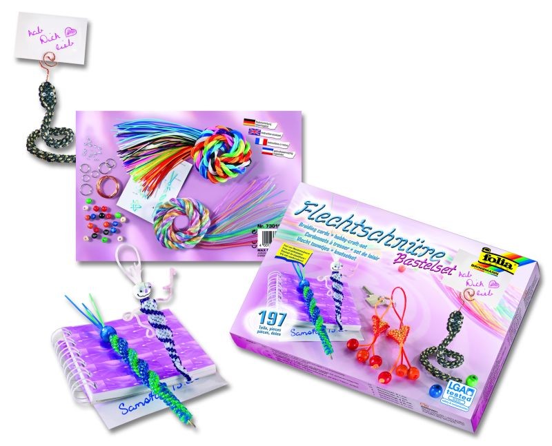 Flechtschnüre Bastelset