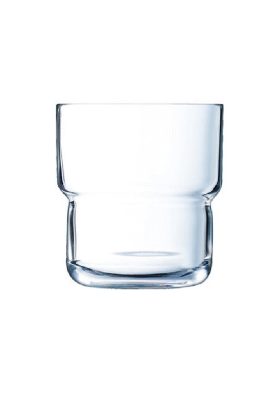LOG Stapelglas, klar 22cl