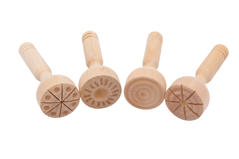 Knetstempel, 4er Set