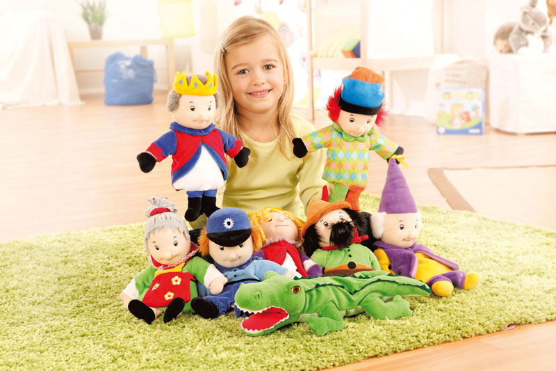Kasper-Puppen Puppetshow, 8-teilig