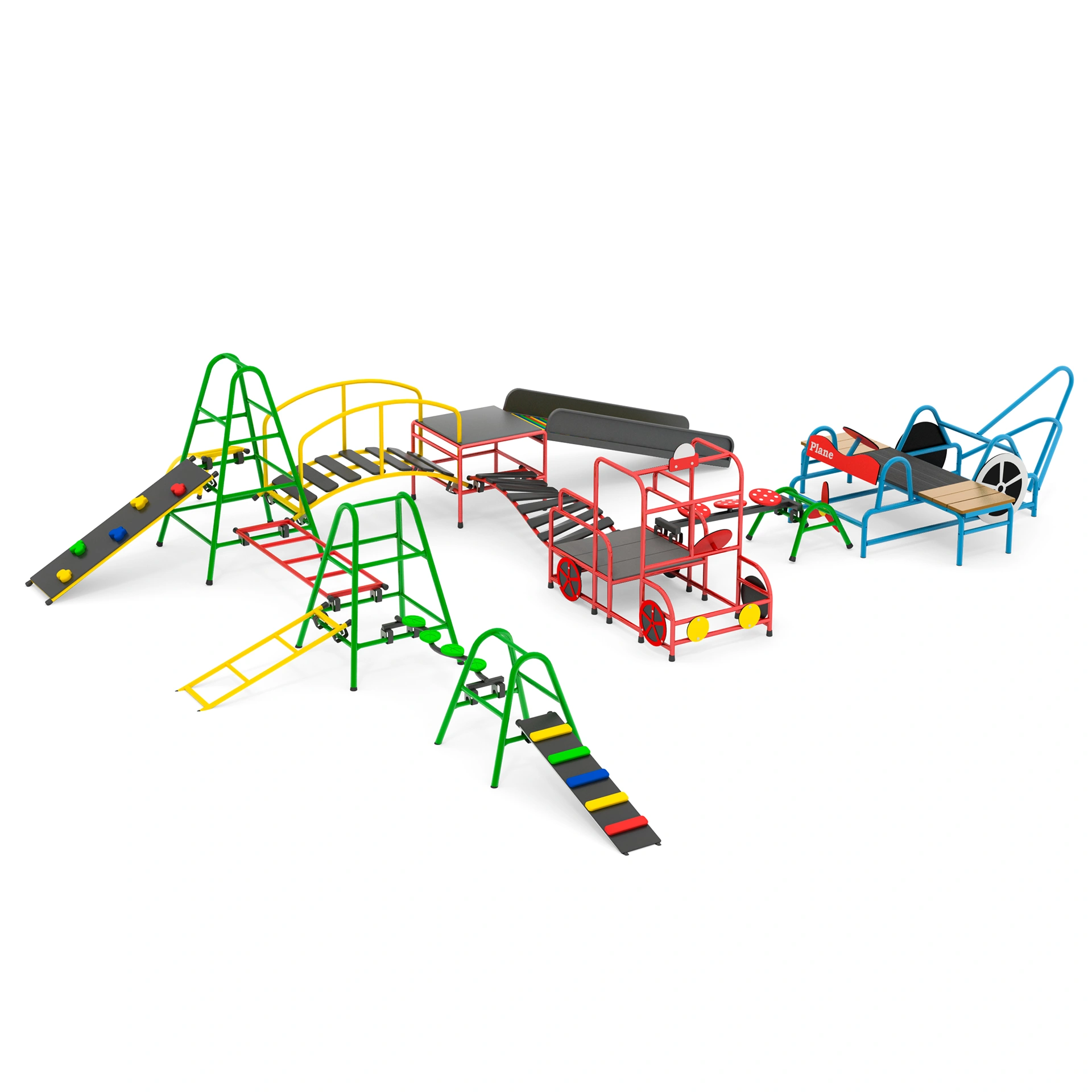 OXYGYM - Modulares Spielgeräteset, 17 Teile