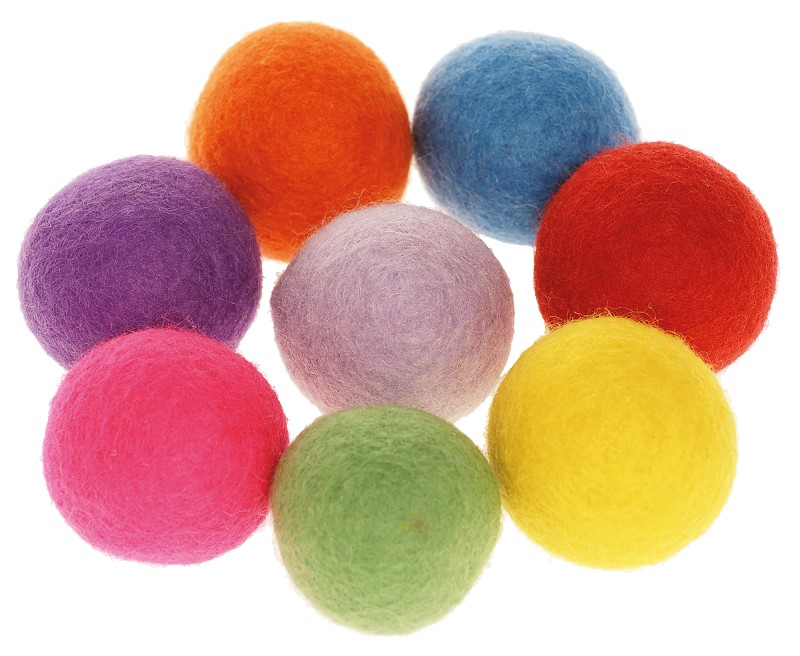 Filzkugeln 3 cm 8 Stück