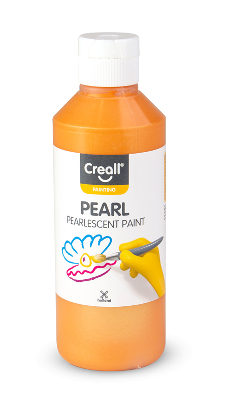 Creall Pearl, Perlmuttfarbe, 500ml, orange