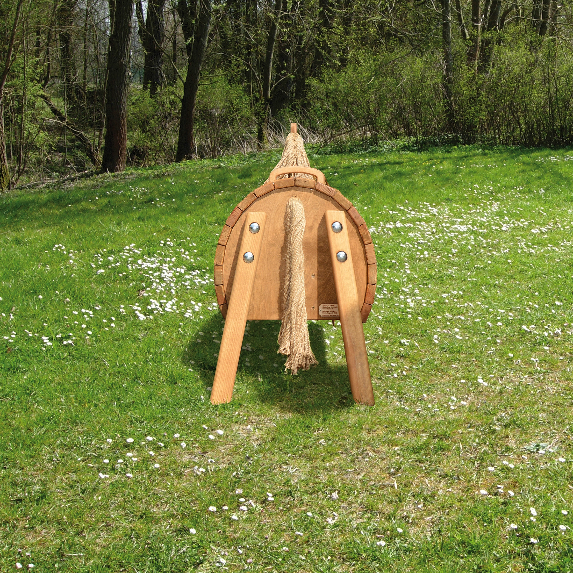 Holzpferd 50 cm lasiert