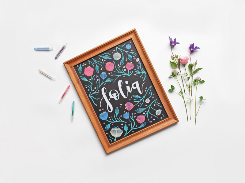 Kreidestifte-Set, farbig sortiert, 12er Etui