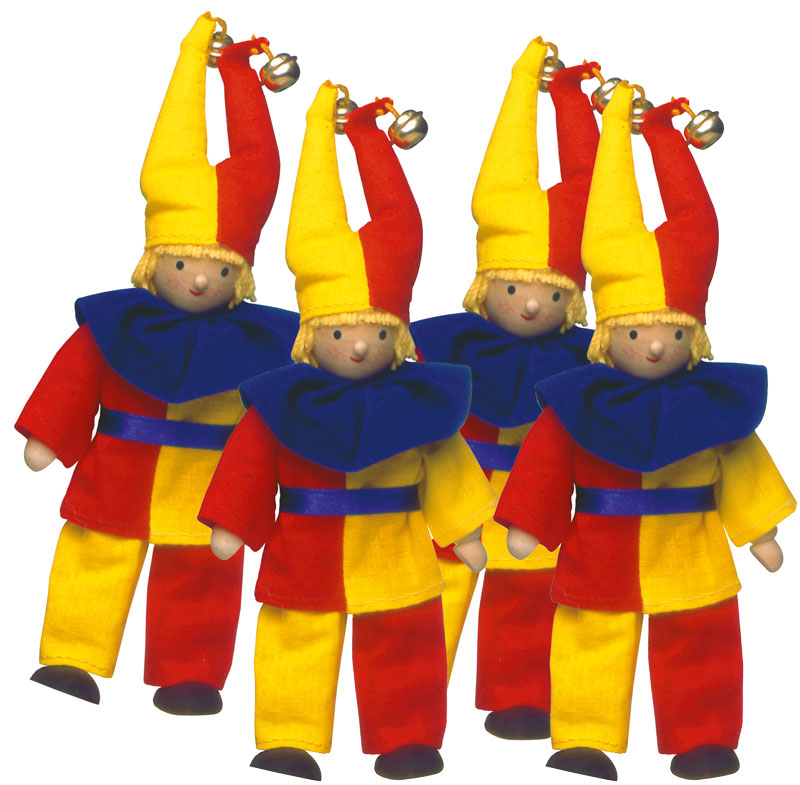 Biegepuppe Harlekins 4er-Set