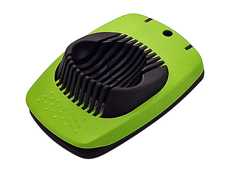 Eierschneider PP grün/schwarz, 13x9cm