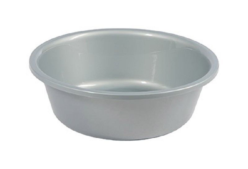 Kunststoff-Schüssel silber, Ø20cm, 1,1L