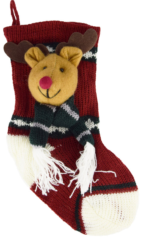 Weihnachtsstrumpf Rentier