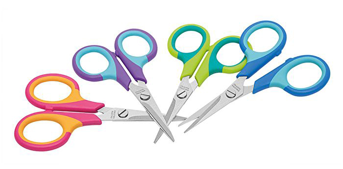 Kinderschere Soft-Kid spitz, 11,5 cm
