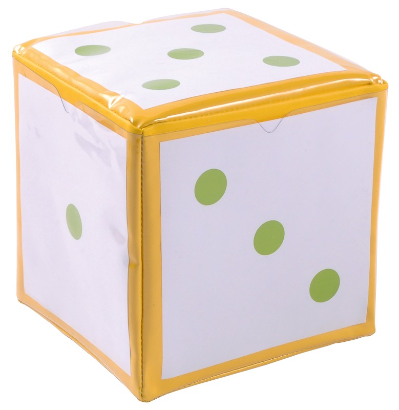 Würfel mit Taschen gelb