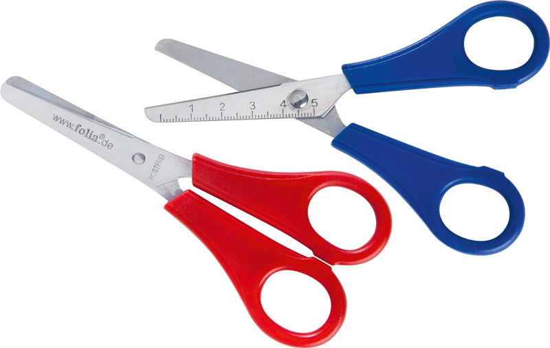 Kinderschere rund für Rechtshänder, 13,5 cm