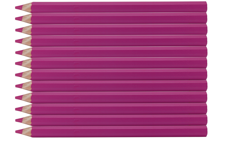 Buntstifte Jumbo rosa, 12er-Set