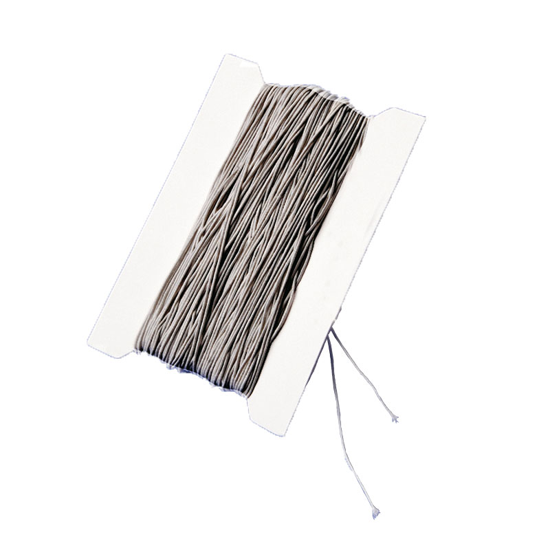 Elastische Perlenschnur - silber 50 m, Ø 1 mm