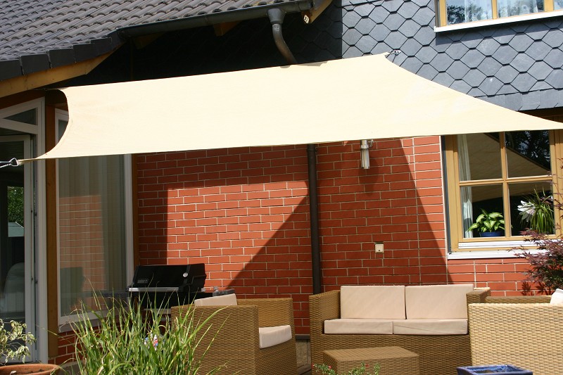 Sonnensegel 3 x 3 beige